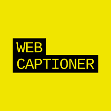 Web Captioner